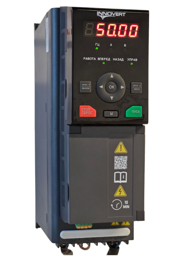 INNOVERT IMD751U21E с векторным управлением,0,75кВт, 220В, 3.8А