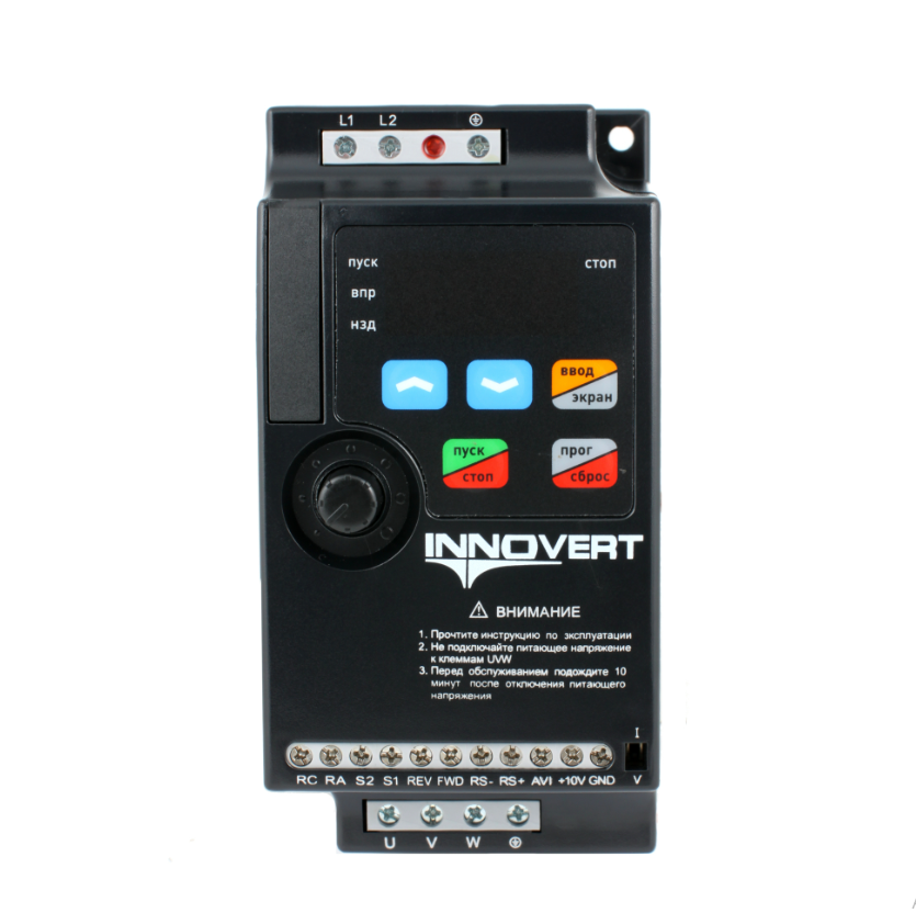 Преобразователь частоты INNOVERT ISD mini plus ISD112М21E, 1,1кВт, 220В, 6.0 А